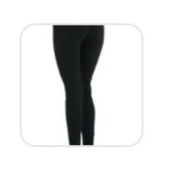 Hard Tail Forever Razor Black Rolldown Ankle Leggings NWT Cotton size Large - Picture 1 of 1